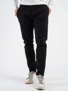 BL11 Pantalone chinos basico autunnoinverno MIRTOS Nero (8)