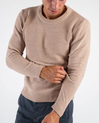 GIANNI LUPO Maglione girocollo basico GL535S Beige 2 Best Seller