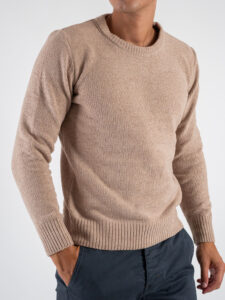 GIANNI LUPO Maglione girocollo basico GL535S Beige (3)