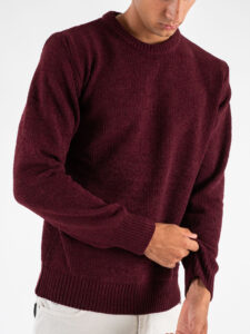 GIANNI LUPO Maglione girocollo basico GL535S Bordeaux (3)