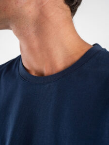 GIANNI LUPO T-shirt in cotone basica a manica lunga GL523L Navy (1)