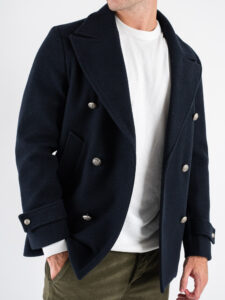 IMPERIAL Cappotto corto doppiopetto K5441K4942 Blu (3)