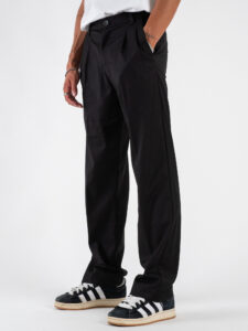 IMPERIAL Pantalone da abito baggy PD3MIBV Nero (1)
