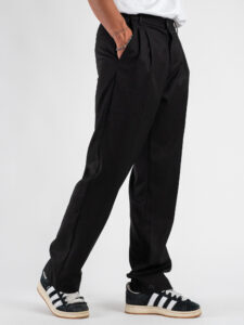 IMPERIAL Pantalone da abito baggy PD3MIBV Nero (2)