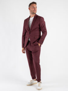 IMPERIAL Pantalone da abito chinos PWB0IBV Bordeaux