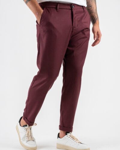 IMPERIAL Pantalone da abito chinos PWB0IBV Bordeaux 3 Home