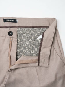 IMPERIAL Pantalone da abito chinos PWB0IBV Mastice (1)