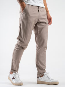 IMPERIAL Pantalone da abito chinos PWB0IBV Mastice (7)