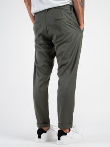 IMPERIAL Pantalone da abito chinos PWB0IBV Militare (6)