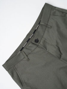 IMPERIAL Pantalone da abito chinos PWB0IBV Militare (8)
