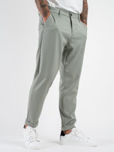 IMPERIAL Pantalone da abito chinos PWB0IBV Salvia (3)