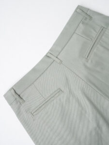 IMPERIAL Pantalone da abito con gamba lunga, morbida ed elastico in vita P5441P4929 Salvia (1)