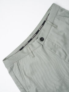 IMPERIAL Pantalone da abito con gamba lunga, morbida ed elastico in vita P5441P4929 Salvia (10)