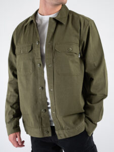 ONLY&SONS Giacchetta sportiva in cotone con tasche frontali SILVIO 22022442 Olive Night (3)