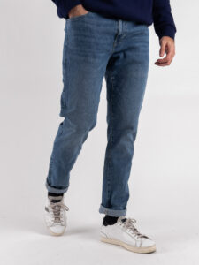 ONLY&SONS Jeans slim fit slavato LOOM 22026756 Medium Blue Denim (1)
