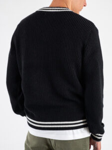 ONLY&SONS Maglione tennis con scollo v LIMA 22031007 Black1