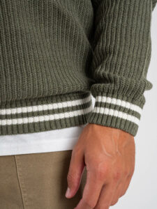 ONLY&SONS Maglione tennis con scollo v LIMA 22031007 Dusty Olive4