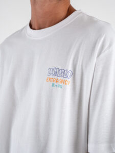 ONLY&SONS T-shirt con stampa Diablo fronteretro KEANE 22033620 Bright White (5)