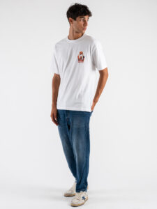 ONLY&SONS T-shirt con stampa sul cuore JORDAN 22032702 White (2)