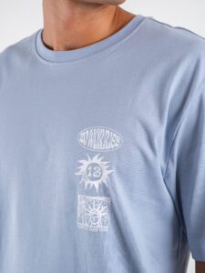 ONLY&SONS T-shirt over con piccole stampe MIKKA 22030960 Eventide (5)