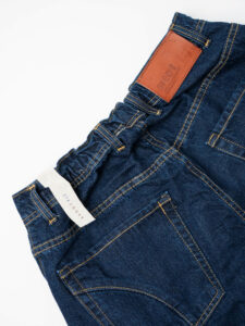 OVER-D Jeans lavaggio scuro baggy con 5 tasche OE1F2W4D10 Dark Blu (1)