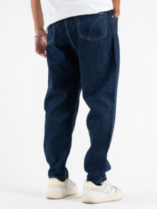 OVER-D Jeans lavaggio scuro baggy con 5 tasche OE1F2W4D10 Dark Blu (7)