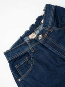 OVER-D Jeans lavaggio scuro baggy con 5 tasche OE1F2W4D10 Dark Blu (8)