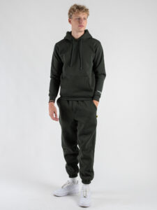 SUPERCULTURE Pantalone tuta con polsini JOG-Z Verde Militare (2)