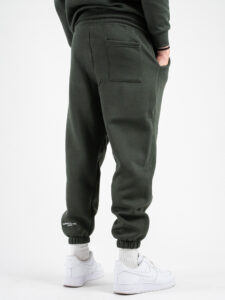 SUPERCULTURE Pantalone tuta con polsini JOG-Z Verde Militare (7)