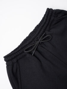 SUPERCULTURE Pantalone tuta con polsini e tasconi laterali POSER-Z Nero (9)