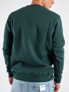V2 Felpa girocollo felpata con stampa snowboard TEDDY29 Verde (5)
