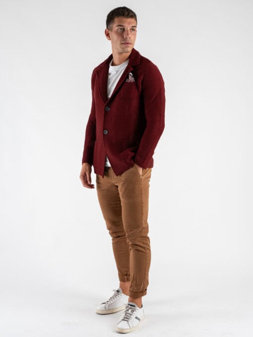 Maglia elegante bordeaux deals