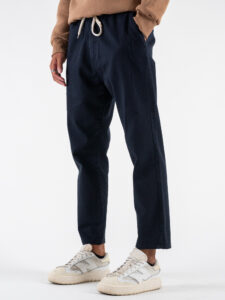 V2 Jeans con coulisse, piccole graffiature, pacht laterali DRILL Blu (5)
