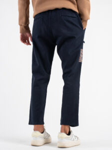 V2 Jeans con coulisse, piccole graffiature, pacht laterali DRILL Blu (8)