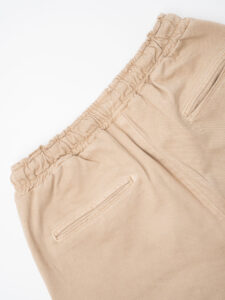 V2 Jeans con coulisse, piccole graffiature, pacht laterali DRILL Sabbia (1)