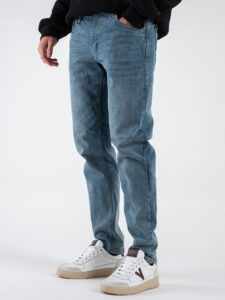 BL11 Jeans basico senza rotture SUPERFLEX Azzurro (2)