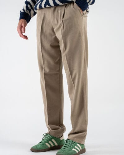 ESTASI Pantalone invernale con gamba morbida ed elastico in vita SANE INV Beige 1 Best Seller