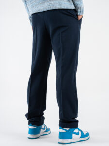 ESTASI Pantalone invernale con gamba morbida ed elastico in vita SANE’ INV Blu (5)