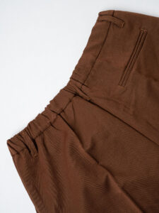 ESTASI Pantalone invernale con gamba morbida ed elastico in vita SANE’ INV Bruciato (5)