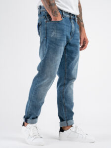 GIANNI LUPO Jeans basico skinny leggermente slavato GL6307Q Azzurro (4)