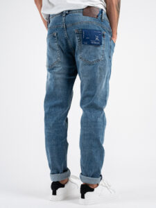 GIANNI LUPO Jeans basico skinny leggermente slavato GL6307Q Azzurro (6)