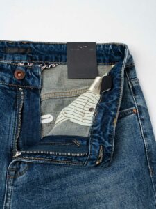 GIANNI LUPO Jeans carrot con rotture e toppe in fantasia piedipull GL6323Q Azzurro (2)