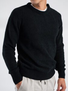 GIANNI LUPO Maglione girocollo basico GL535S Nero (1)