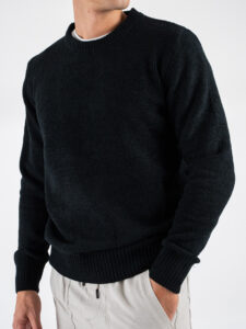 GIANNI LUPO Maglione girocollo basico GL535S Nero (4)