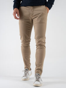 GIANNI LUPO Pantalone chinos in cotone pesante TAHOMA Camel (3)