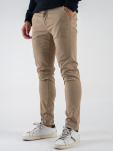 GIANNI LUPO Pantalone chinos in cotone pesante TAHOMA Camel (4)