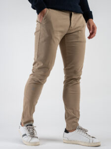 GIANNI LUPO Pantalone chinos in cotone pesante TAHOMA Camel (5)