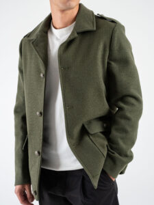 IMPERIAL Cappotto corto monopetto con bottoni gioiello K5441K4850 Militare (3)