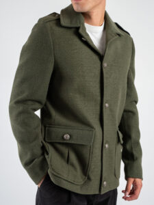 IMPERIAL Cappotto corto monopetto con bottoni gioiello K5441K4850 Militare (5)