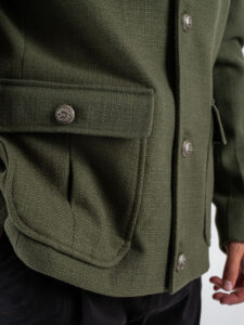 IMPERIAL Cappotto corto monopetto con bottoni gioiello K5441K4850 Militare (6)